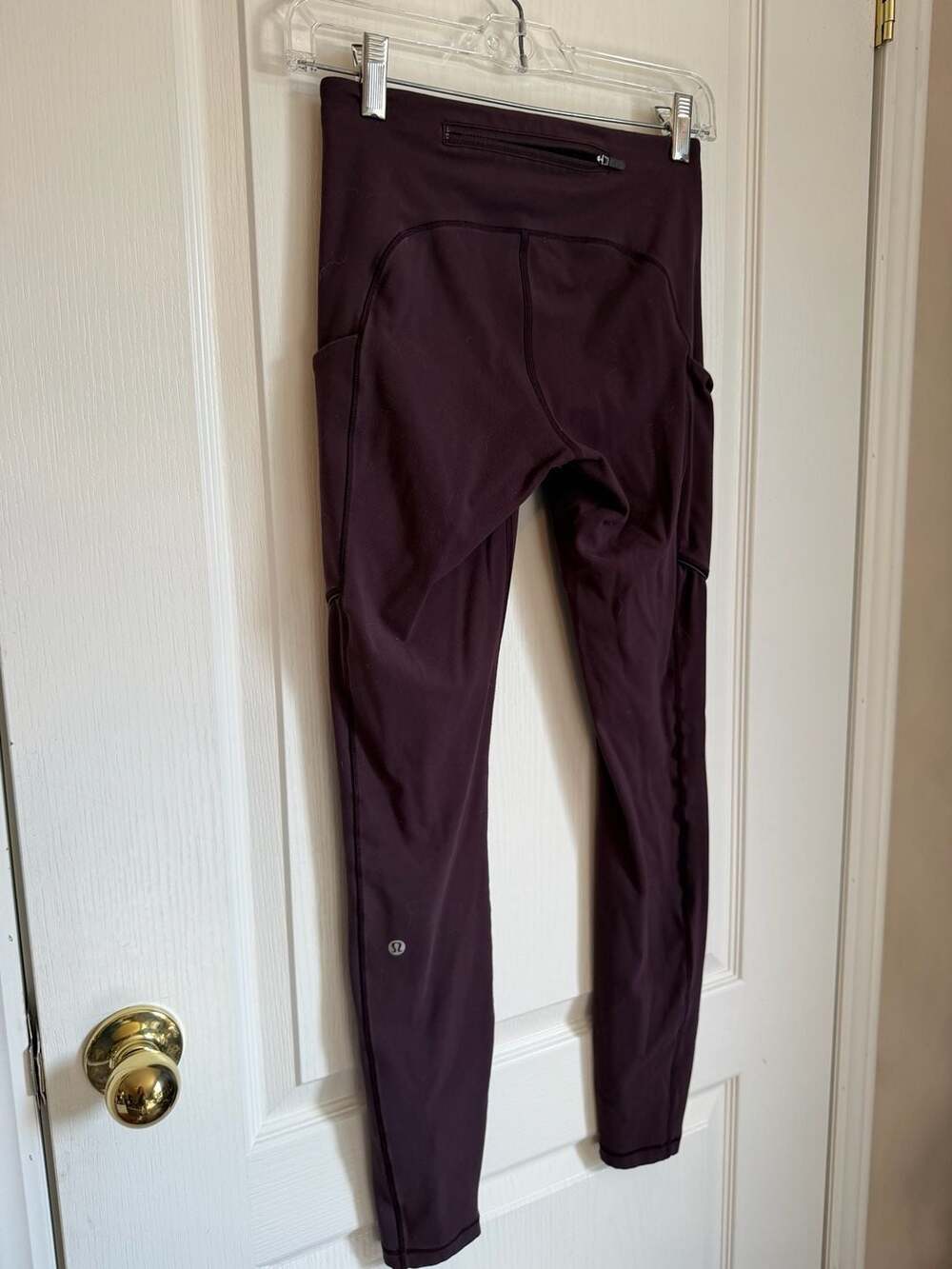 Lululemon Fast and Free Leggings Size 4 Purple Plum